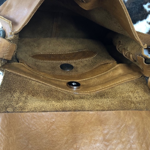 McFadin Western leather studded fringe saddle bag Texas Rodeo Cowgirl - Picture 12 of 16